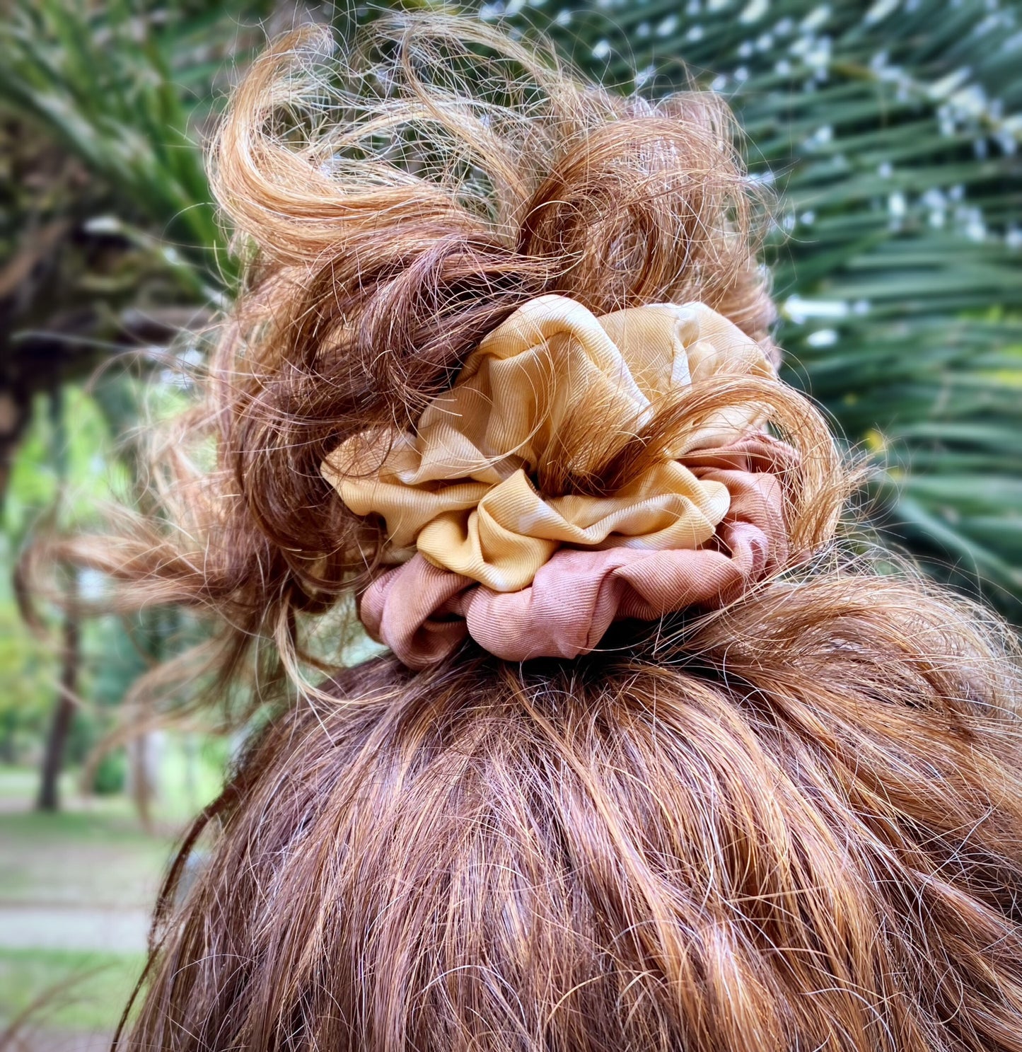 Silk Scrunchie Set Plant Dyed