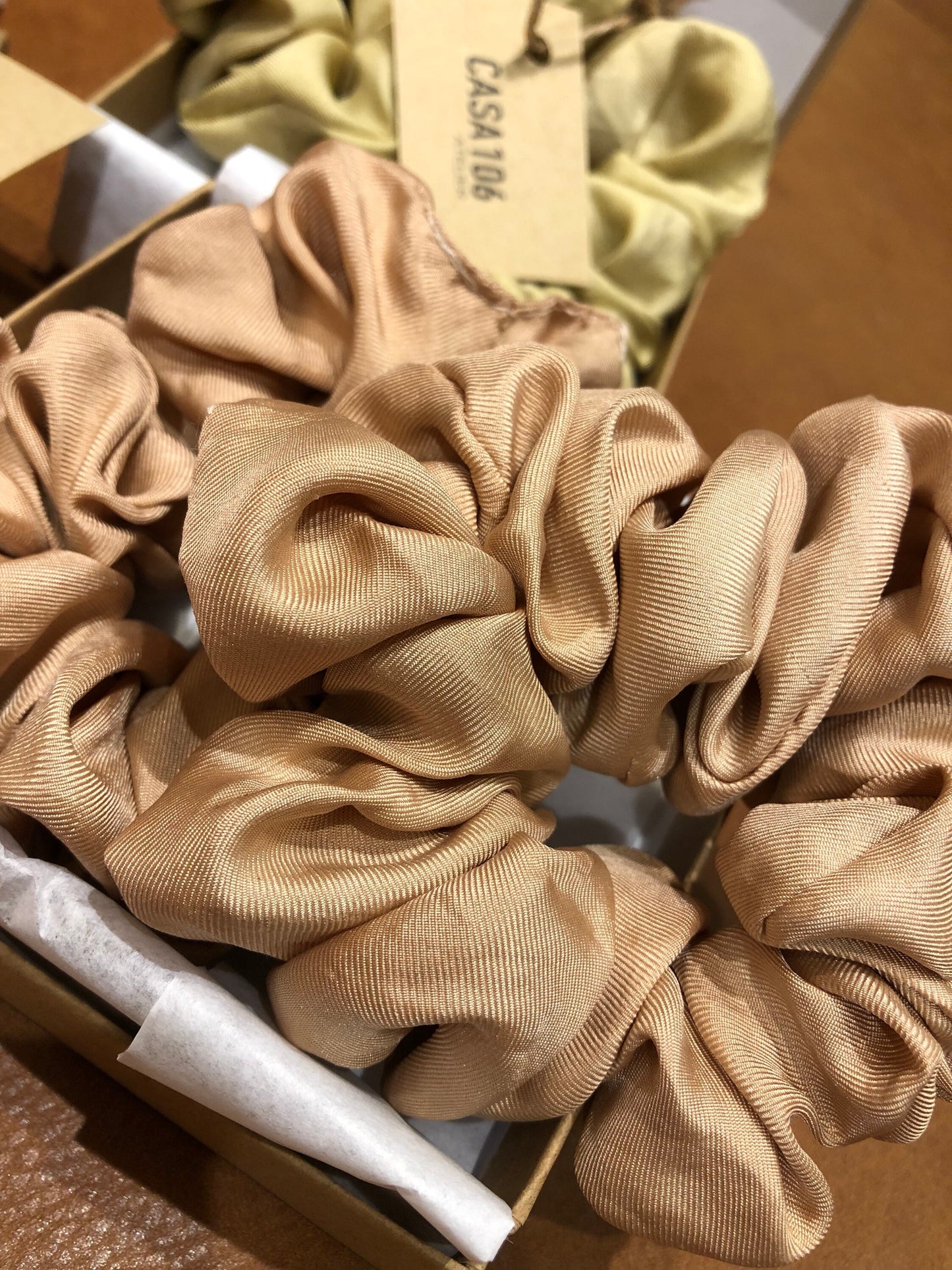 Silk Scrunchie Set Plant Dyed