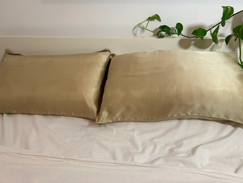 Silk Pillowcase Oliva Pomegranate and Boldo