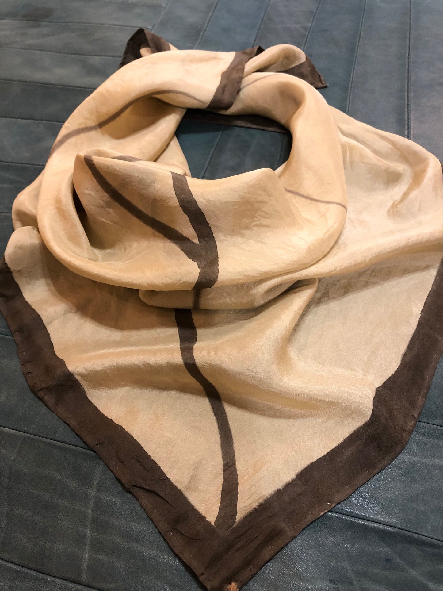 Roots Pomegranate Small Silk Scarf