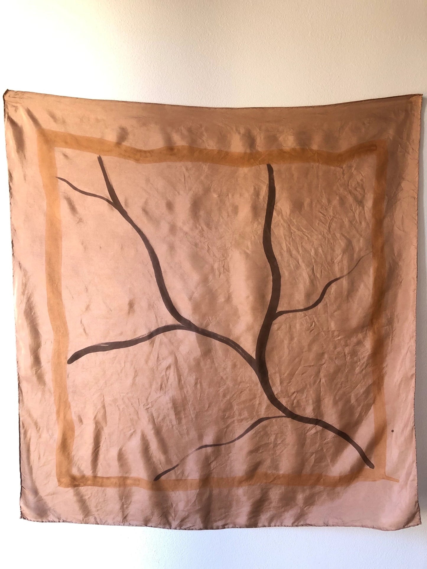 Silk Scarf Roots Mangaba and Catuaba