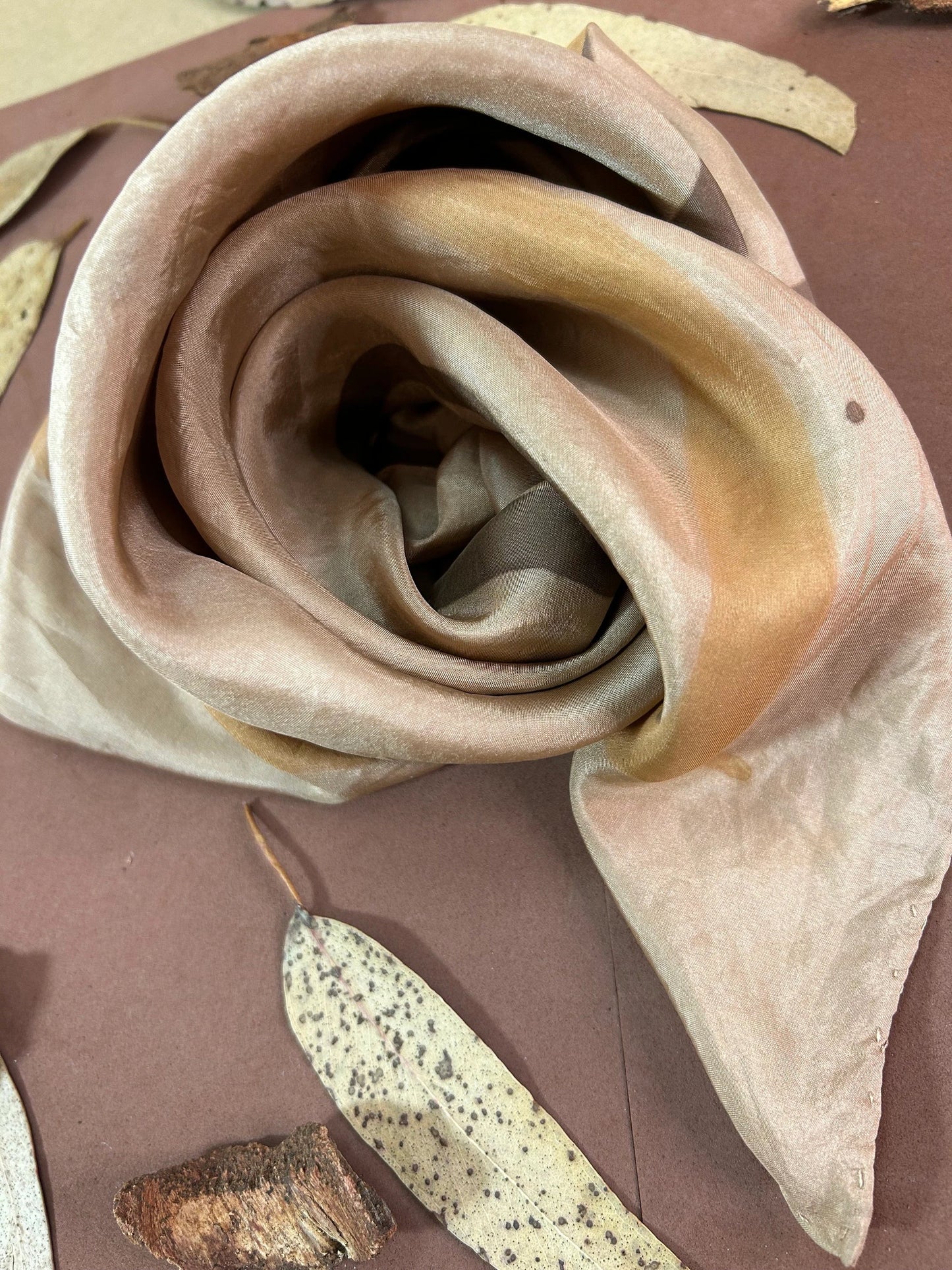 Silk Scarf Roots Mangaba and Catuaba