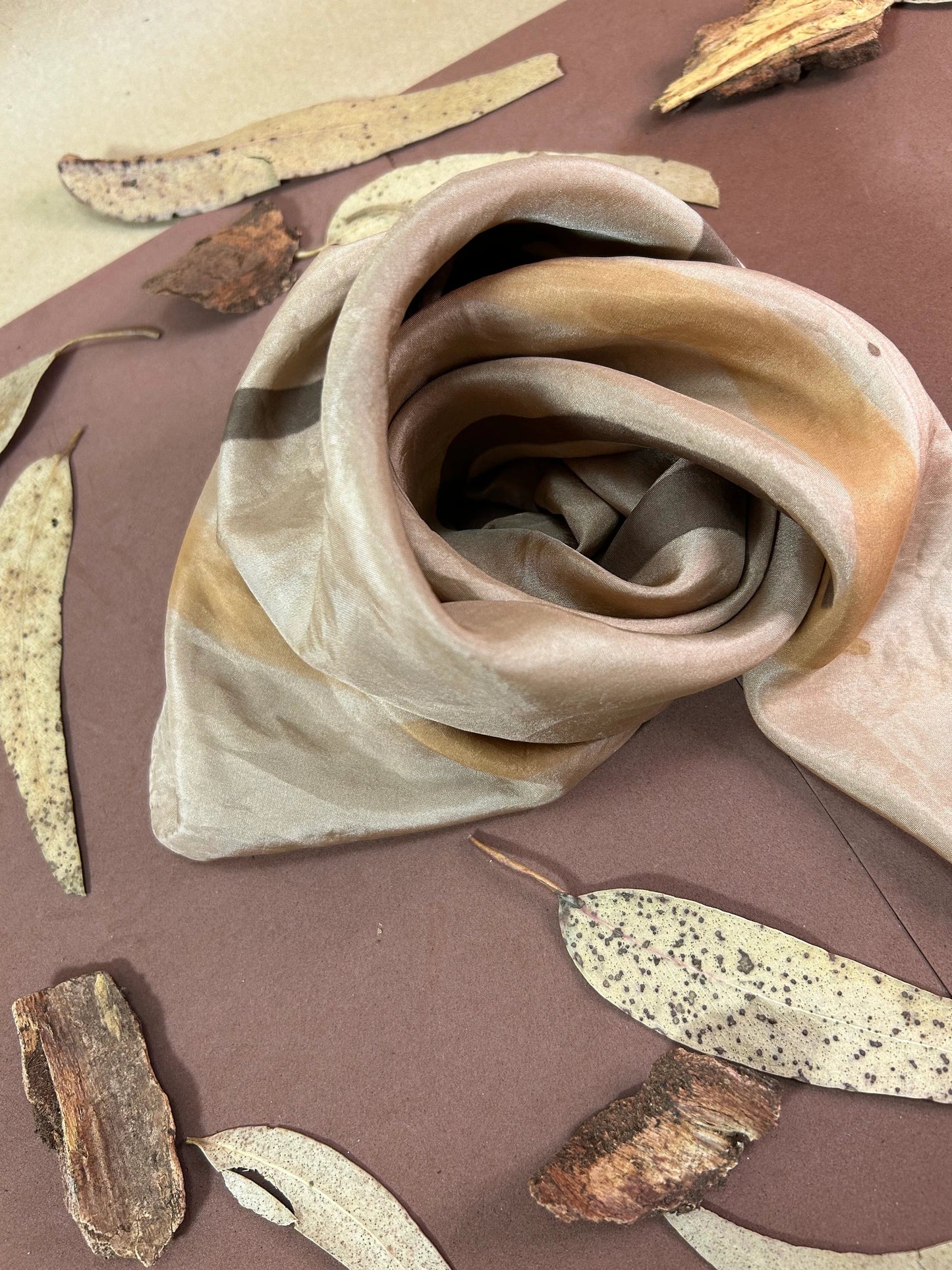 Silk Scarf Roots Mangaba and Catuaba