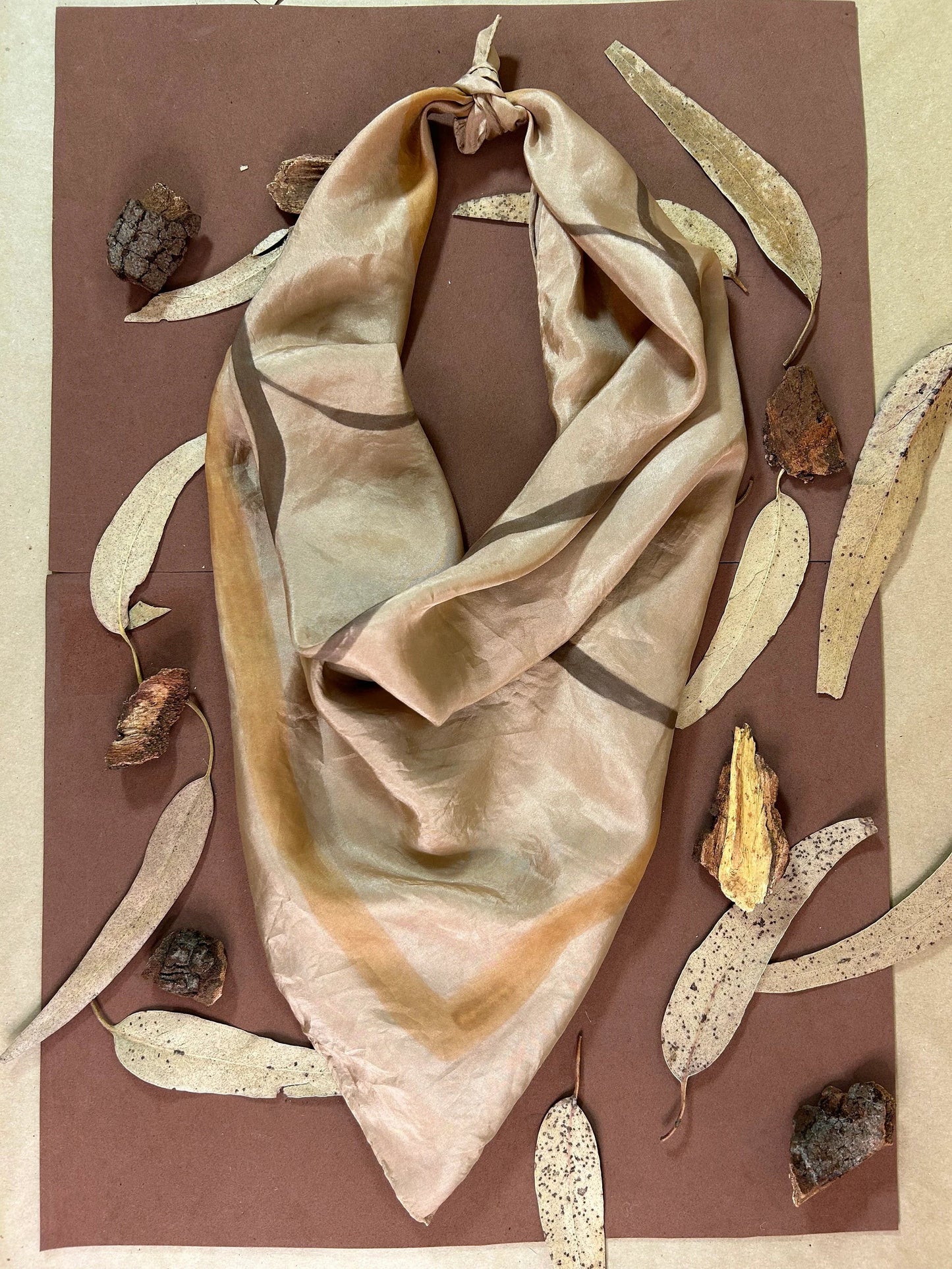 Silk Scarf Roots Mangaba and Catuaba