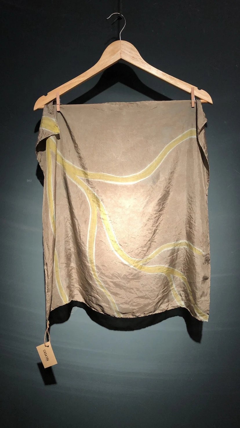 Custom Silk Bandana Roots