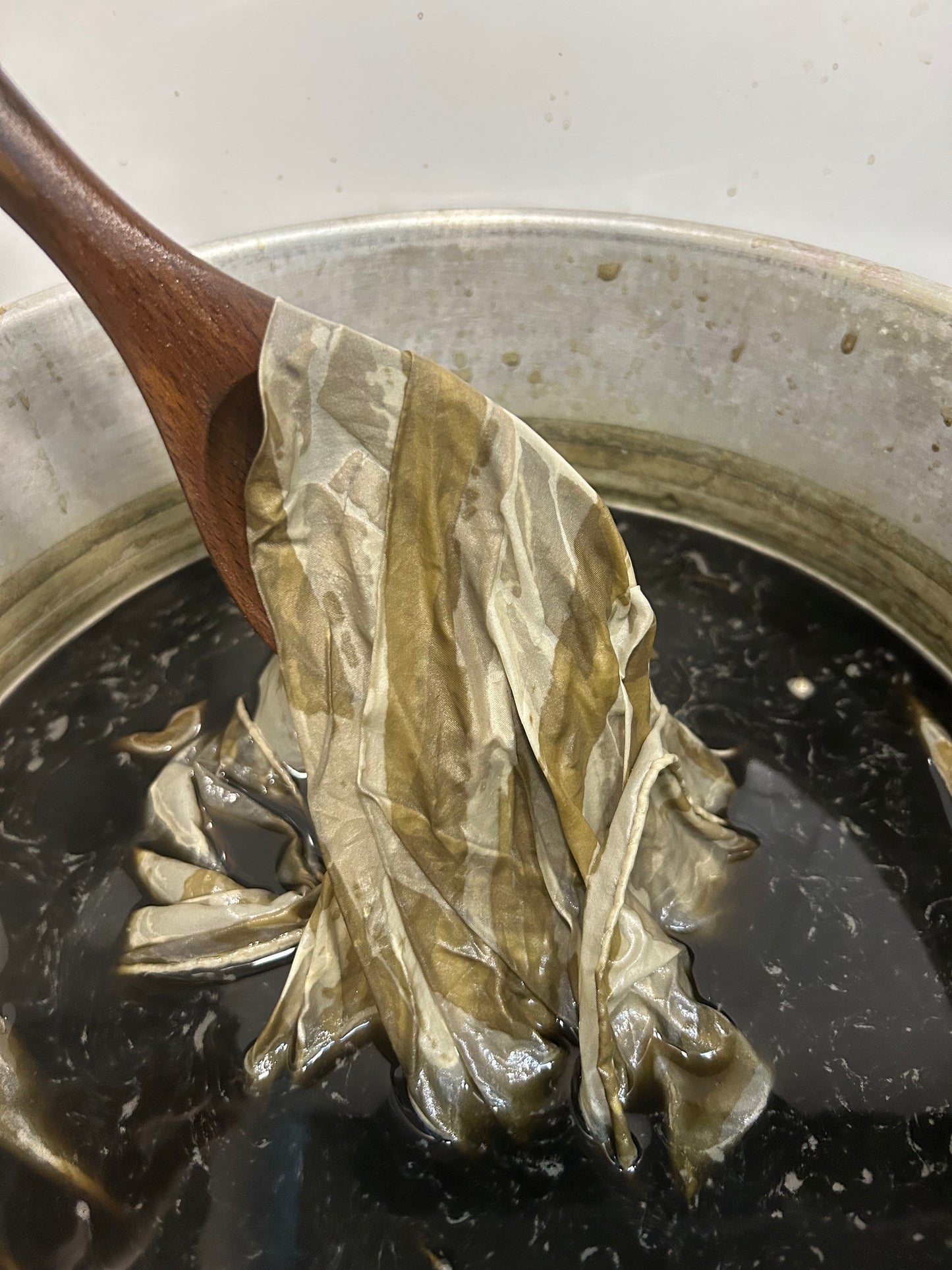 Silk Scarf Light Gold Roots