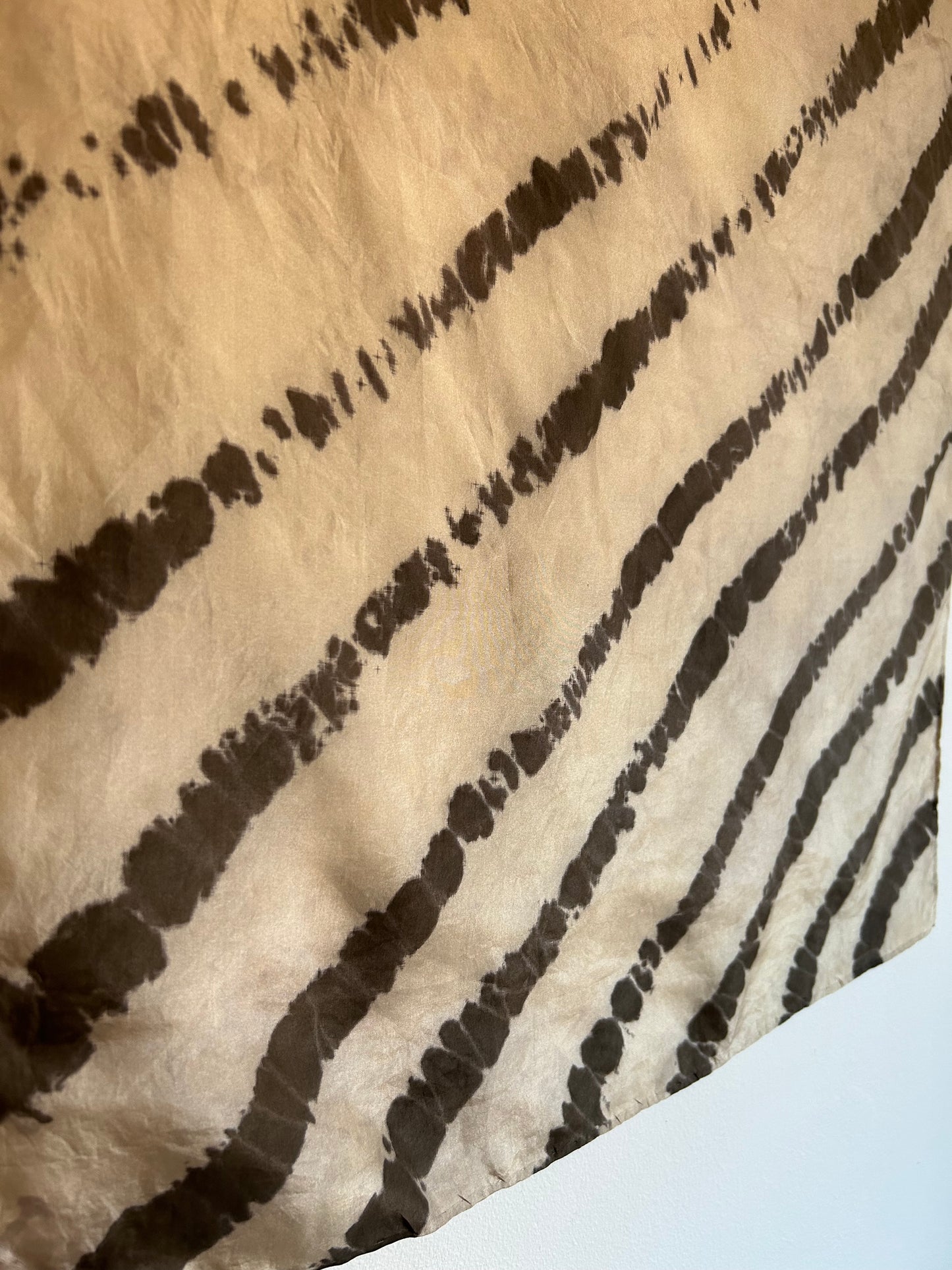 Silk Scarf Eucaliptos and citric acid
