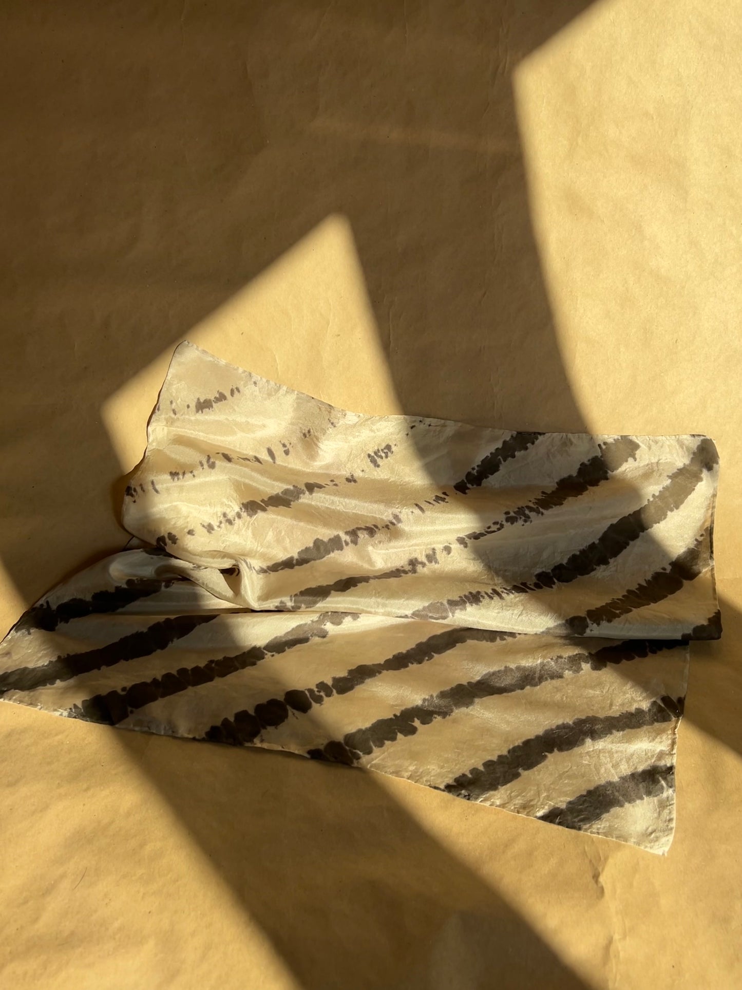 Silk Scarf Eucaliptos and citric acid