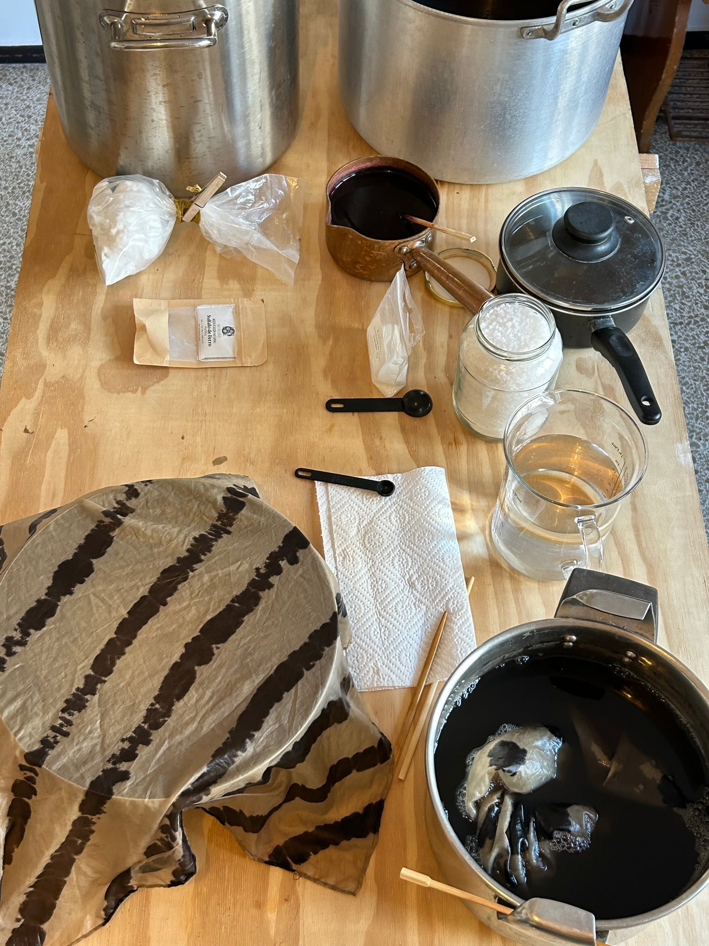 Silk Scarf Eucaliptos and citric acid
