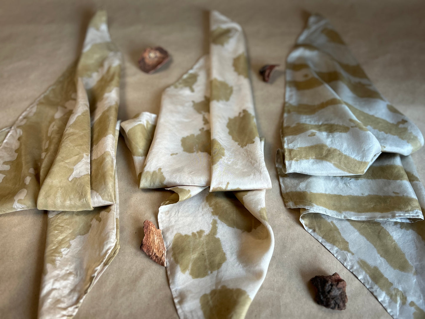 Silk Scarf mangaba and citric acid