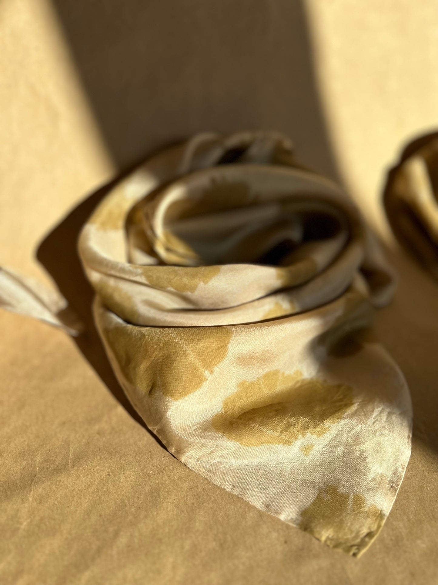Silk Scarf mangaba and citric acid
