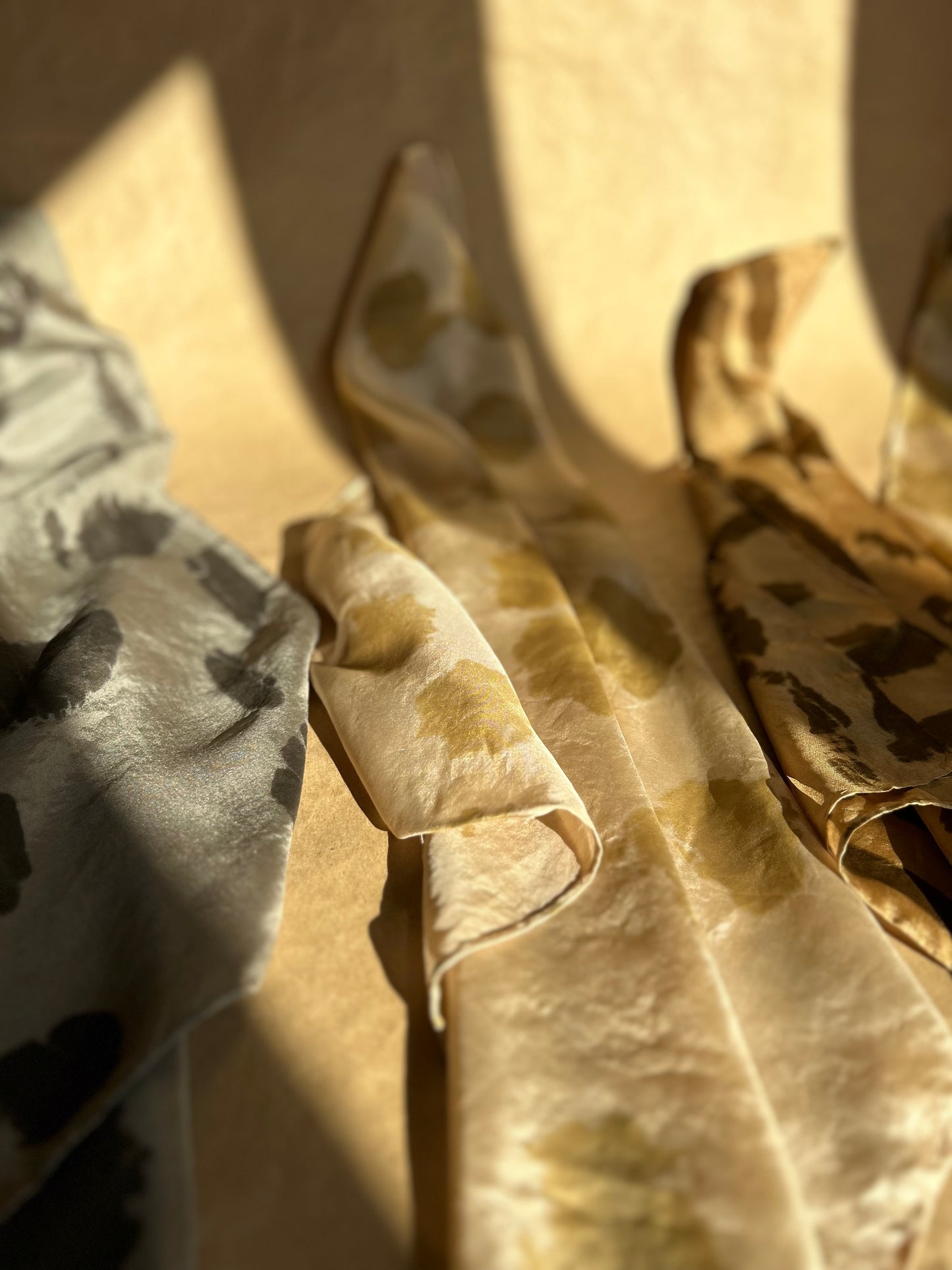 Silk Scarf mangaba and citric acid