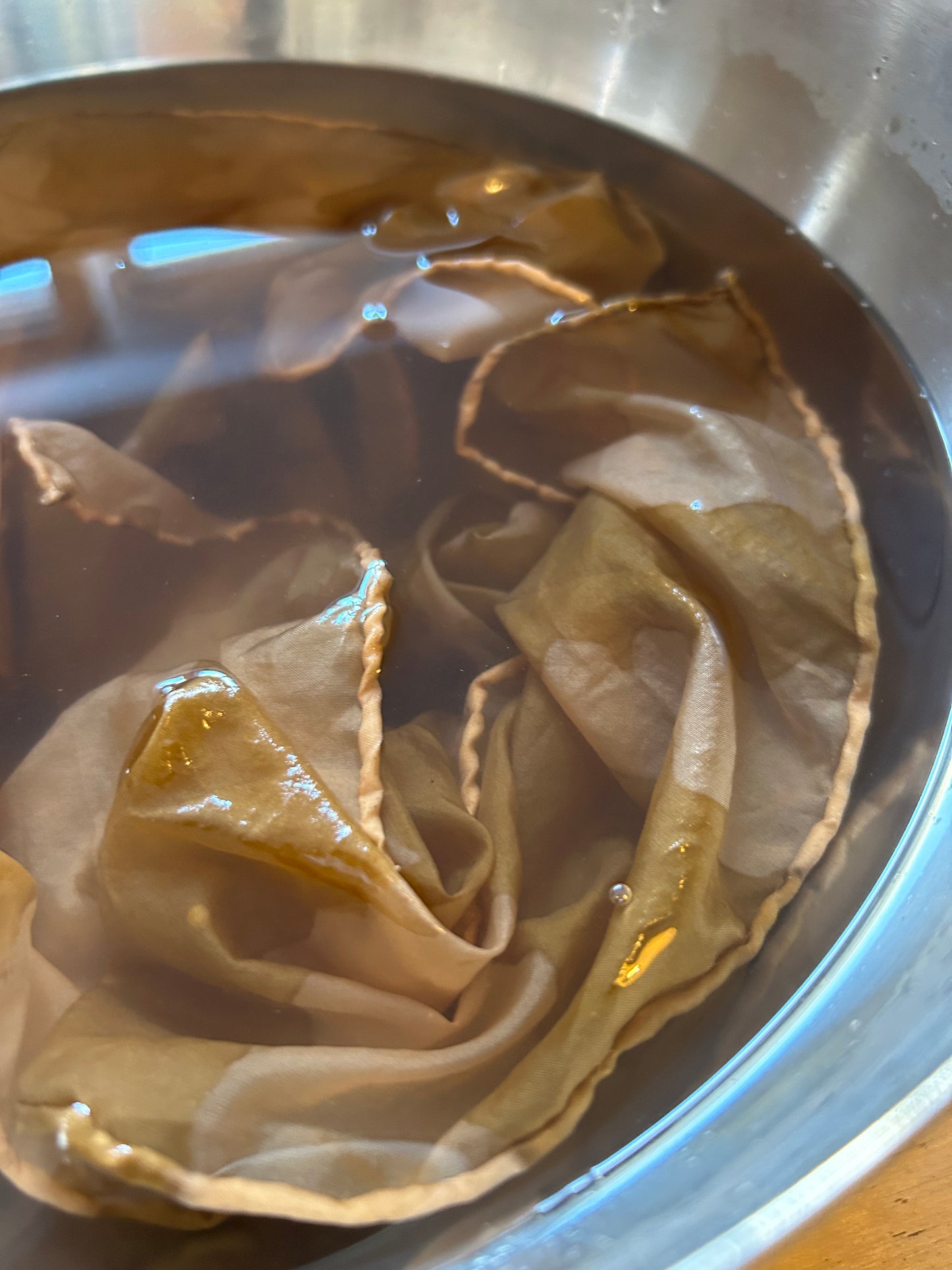 Silk Scarf mangaba and citric acid