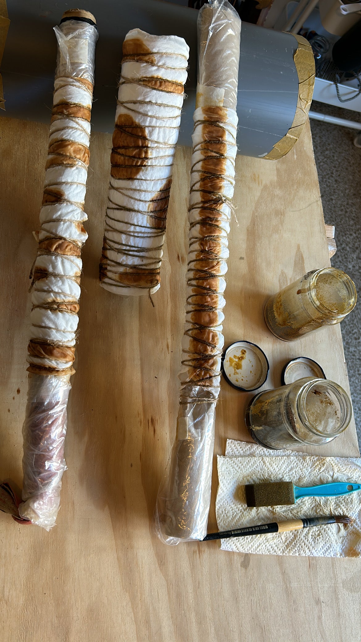 Silk Scarf mangaba and citric acid