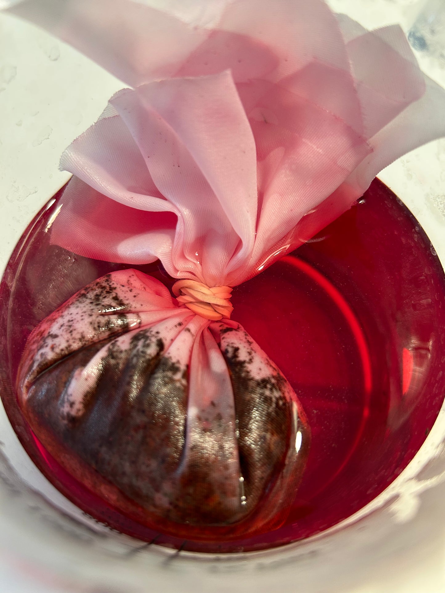 Silk Scarf Magenta Path