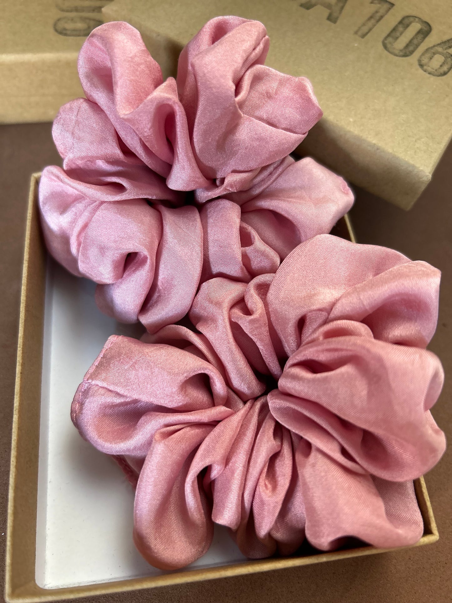 Silk Scrunchie Set Plant Dyed