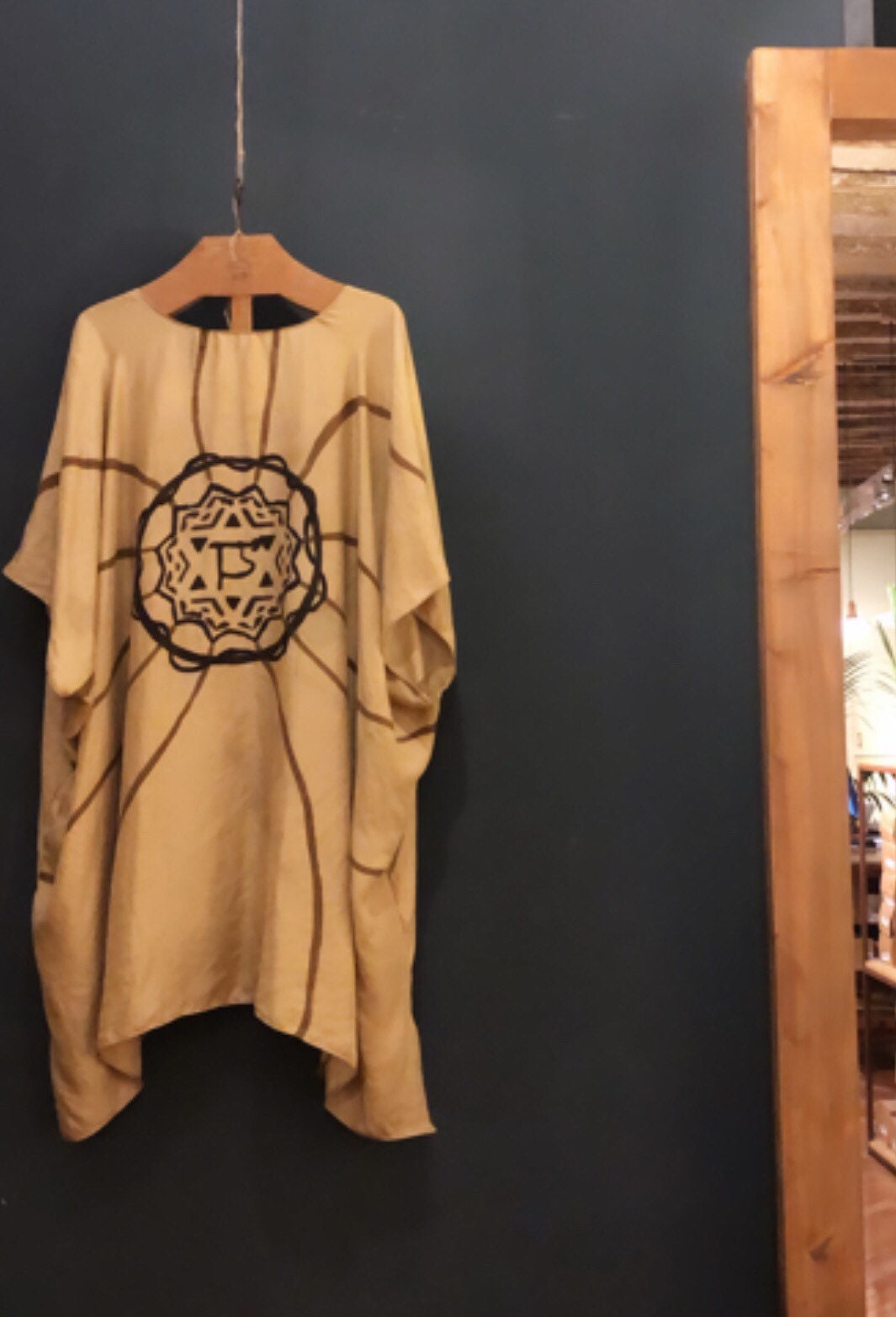 Custom Silk Kimono Heart Chakra Green