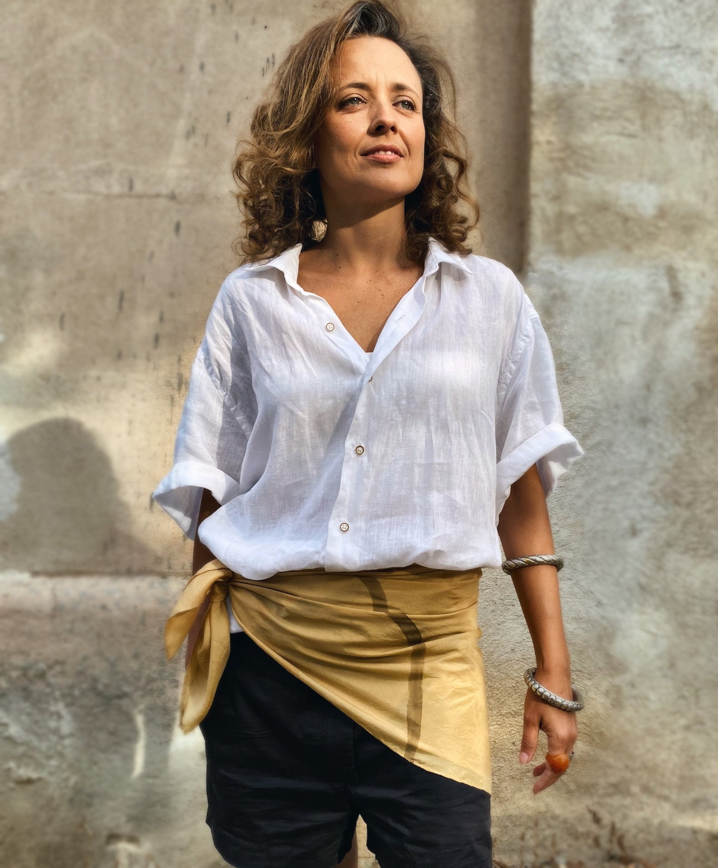 Square Silk Scarf Roots