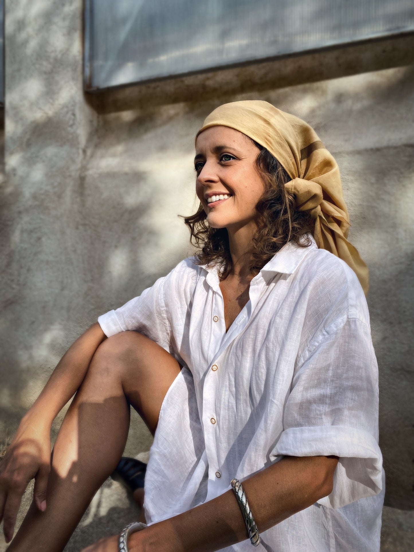 Square Silk Scarf Roots