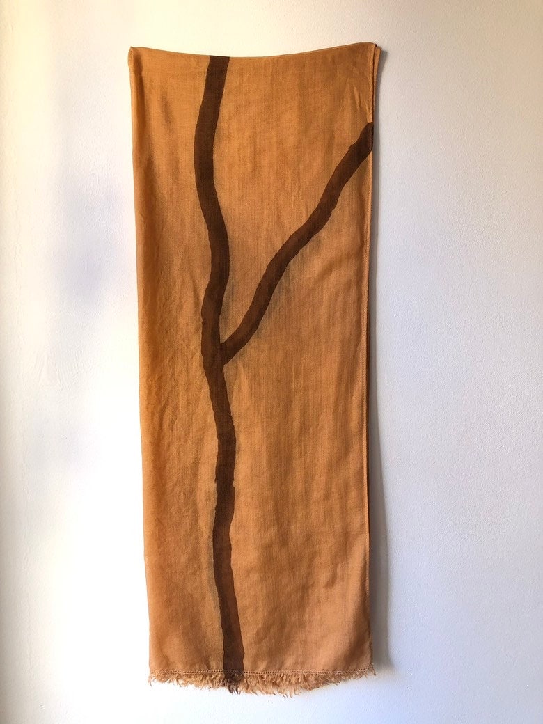 Custom Roots Wool and Silk Scarf