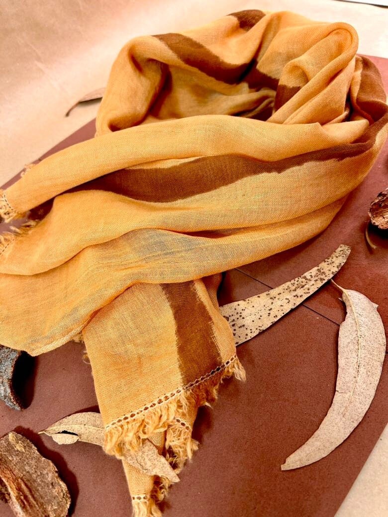 Custom Roots Wool and Silk Scarf