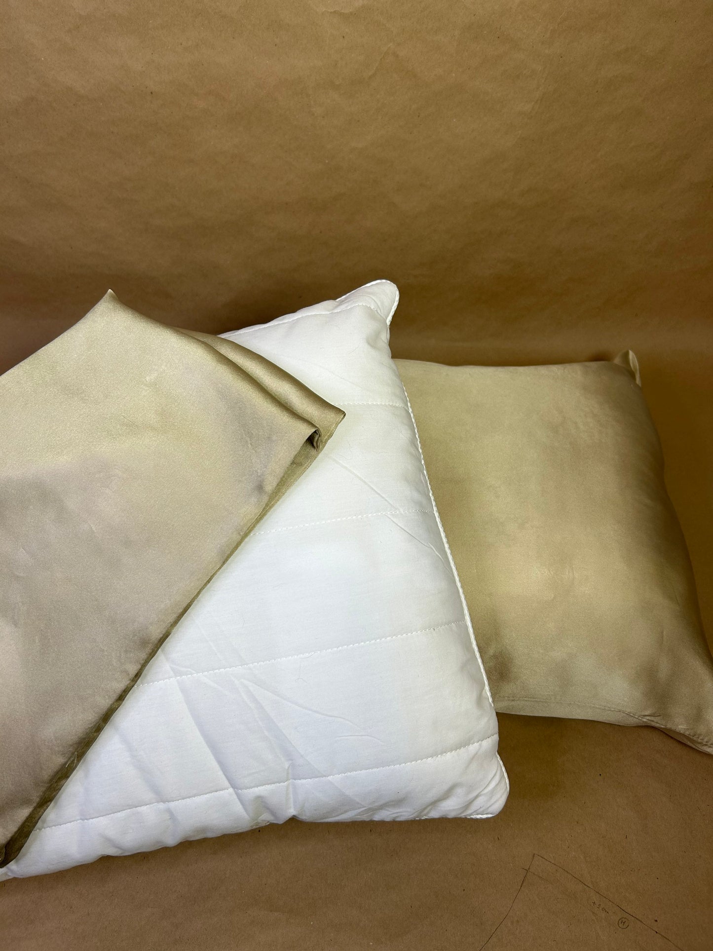 Silk Pillowcase Oliva Pomegranate and Boldo
