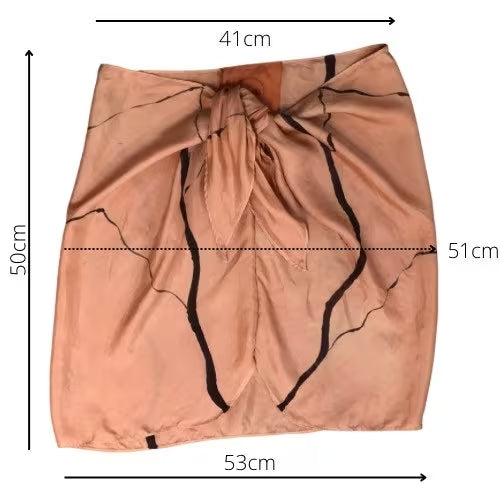 Custom Silk Skirt Roots