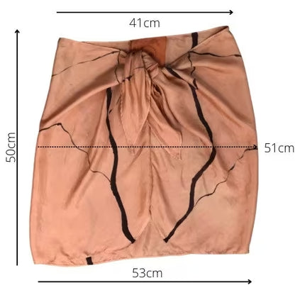 Custom Silk Skirt Roots