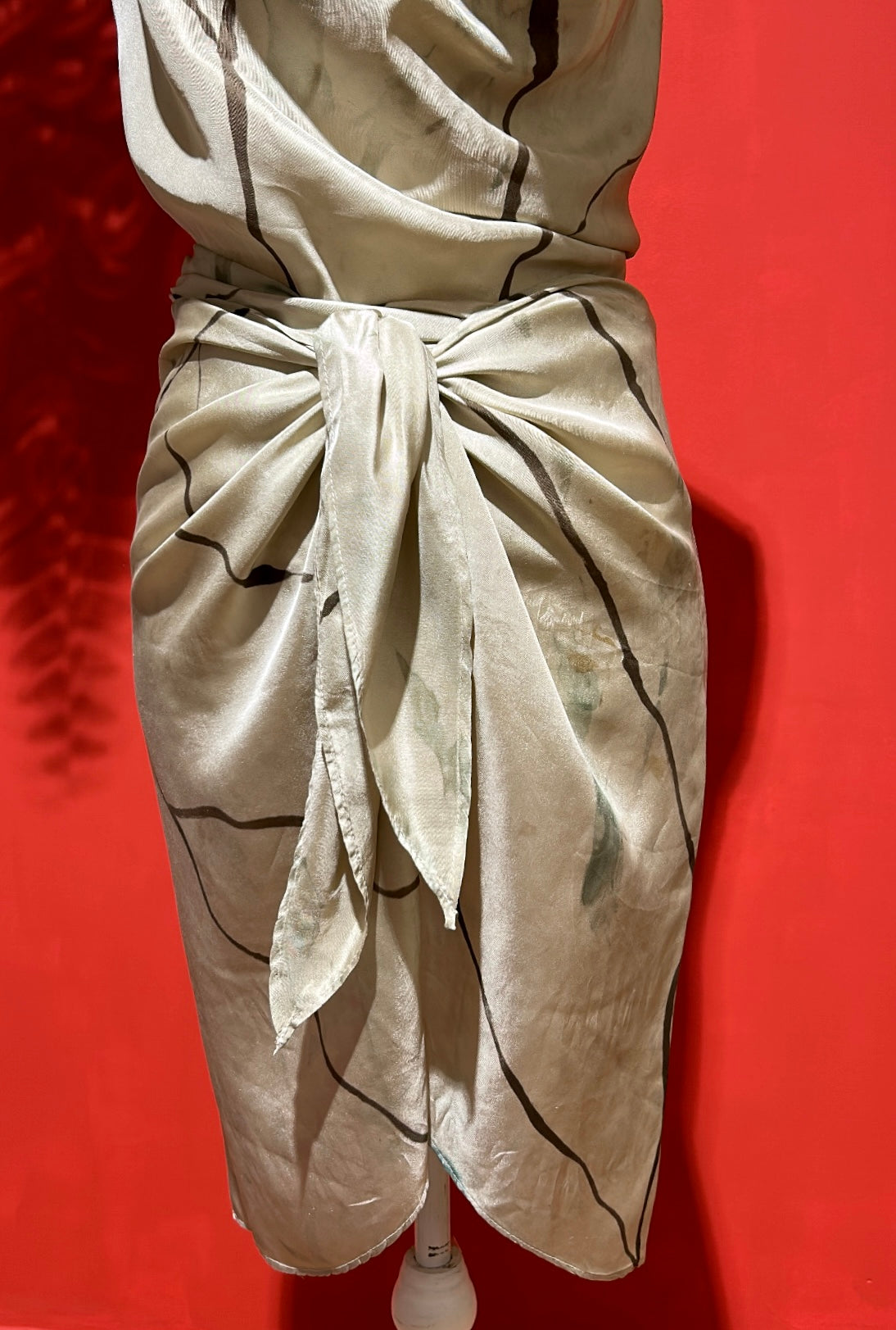 Custom Silk Skirt Roots