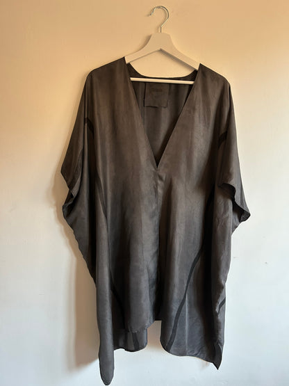 Silk Kimono Hippy Black Roots