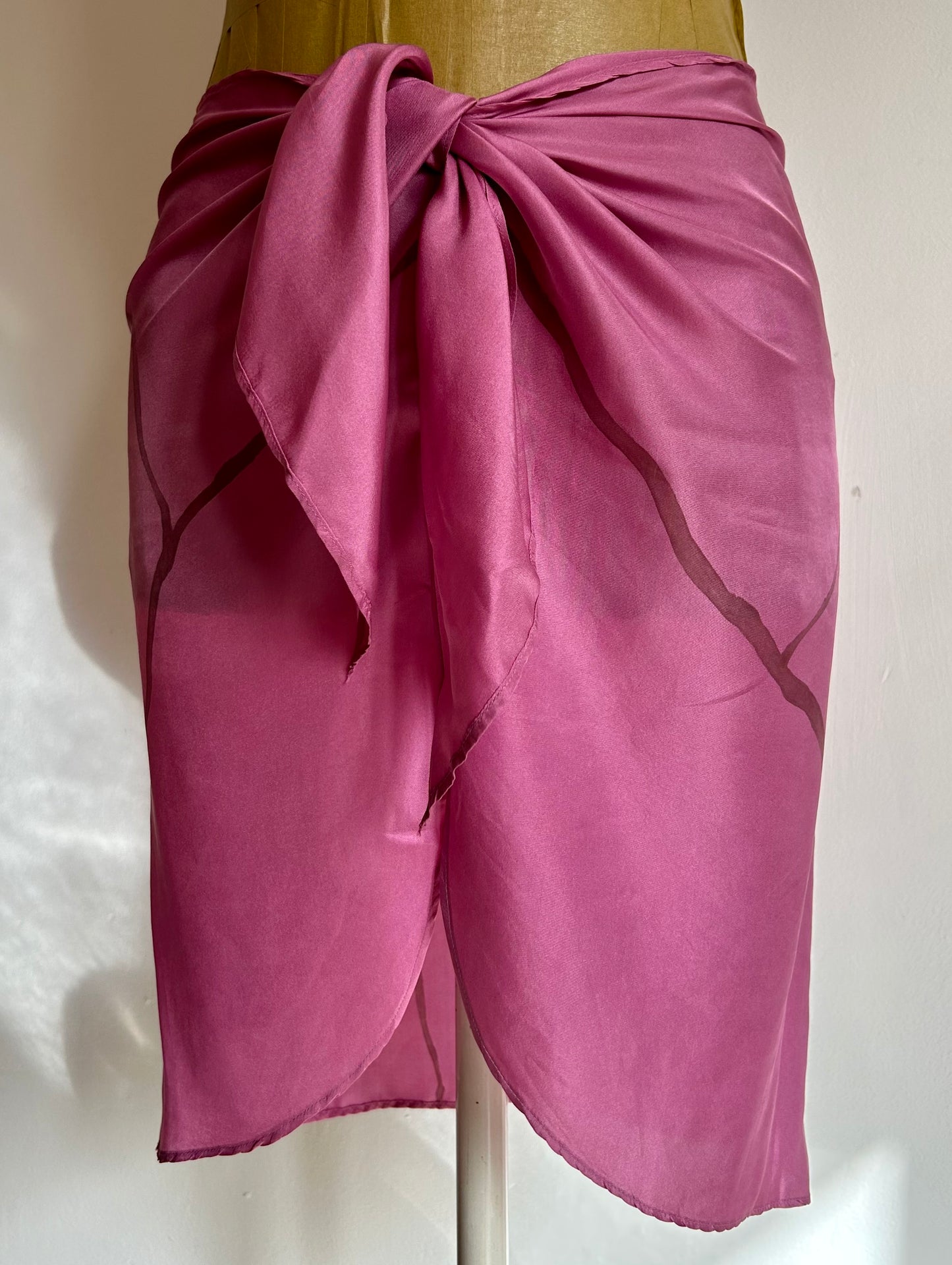 Custom Silk Skirt Roots